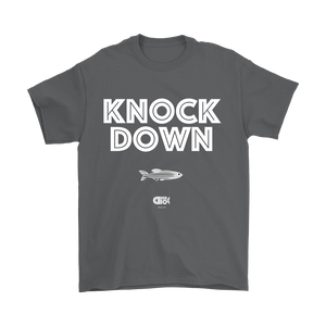 KNOCK DOWN T-Shirt (7 darker colors, Womens & Mens Styles)