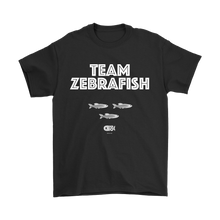 Team Zebrafish T-Shirt (7 darker colors, Womens & Mens Styles)