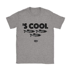 'S COOL Womens T-Shirt (White, Grey, Pink)