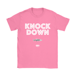 KNOCK DOWN T-Shirt (7 darker colors, Womens & Mens Styles)