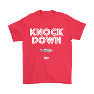 KNOCK DOWN T-Shirt (7 darker colors, Womens & Mens Styles)