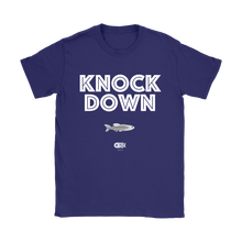 KNOCK DOWN T-Shirt (7 darker colors, Womens & Mens Styles)