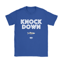 KNOCK DOWN T-Shirt (7 darker colors, Womens & Mens Styles)