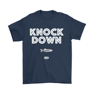 KNOCK DOWN T-Shirt (7 darker colors, Womens & Mens Styles)
