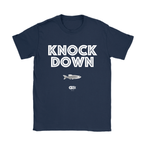 KNOCK DOWN T-Shirt (7 darker colors, Womens & Mens Styles)