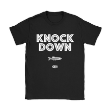 KNOCK DOWN T-Shirt (7 darker colors, Womens & Mens Styles)