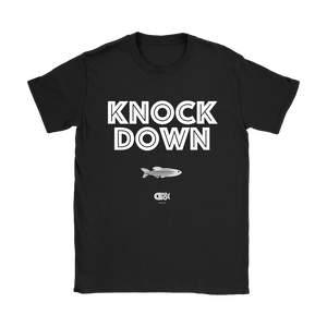 KNOCK DOWN T-Shirt (7 darker colors, Womens & Mens Styles)