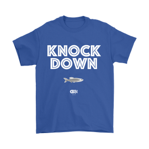 KNOCK DOWN T-Shirt (7 darker colors, Womens & Mens Styles)